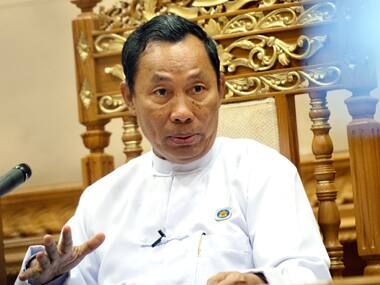 Head of Myanmar ruling party removed in power struggle