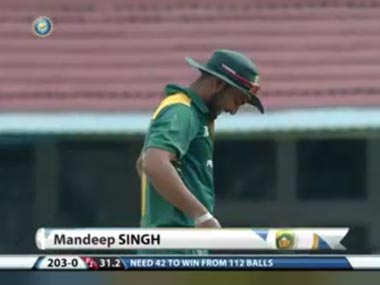 Guess who stood in for indisposed South Africa A players? India’s Mandeep Singh Guess who stood in for indisposed South Africa A players? India’s Mandeep Singh