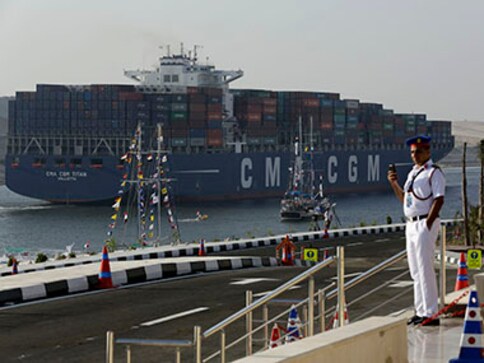 Egypt's Sisi opens New Suez Canal, says it's to defeat terrorists Egypt's Sisi opens New Suez Canal, says it's to defeat terrorists