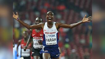 World Athletics Championships: Mo Farah creates distance running history with 5000m gold