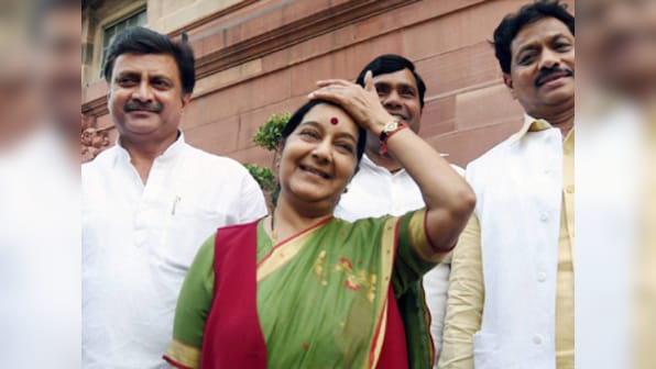 Sushma Swaraj tears into Rahul in Lok Sabha, but loses battle of perception