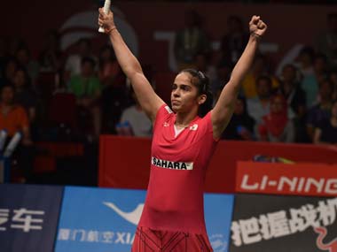 Saina Newal becomes first Indian to enter Badmiton World Championship finals Saina Newal becomes first Indian to enter Badmiton World Championship finals