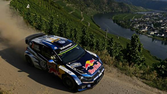 WRC 2015: Sebastien Ogier takes home win for Volkswagen at Rallye Deutschland WRC 2015: Sebastien Ogier takes home win for Volkswagen at Rallye Deutschland
