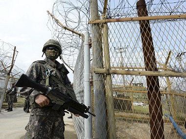North, South Korea and UN Command hold first talks on demilitarising border at Panmunjom North, South Korea and UN Command hold first talks on demilitarising border at Panmunjom