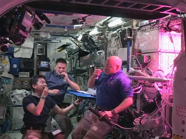 ‘One small bite for man’: Astronauts eat first 'awesome' space-grown vegetable ‘One small bite for man’: Astronauts eat first 'awesome' space-grown vegetable