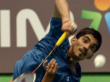 File picture of Kidambi Srikanth. AFP