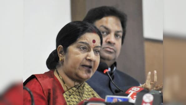 Debate Lalitgate right now, says Sushma Swaraj; PM should be present, counters Congress