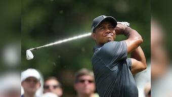 PGA Tour: Tiger Woods claims share of lead at Wyndham after shooting 65