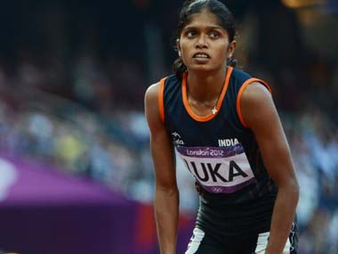 Tintu Luka crashes out of 800m event in Worlds but secures Rio 2016 berth Tintu Luka crashes out of 800m event in Worlds but secures Rio 2016 berth