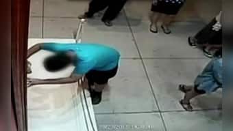 Boy punches $2 million-dollar oil painting in Taiwan