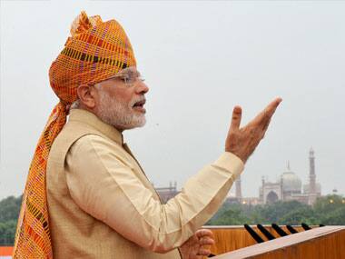PM Modi's Independence Day address. PIB