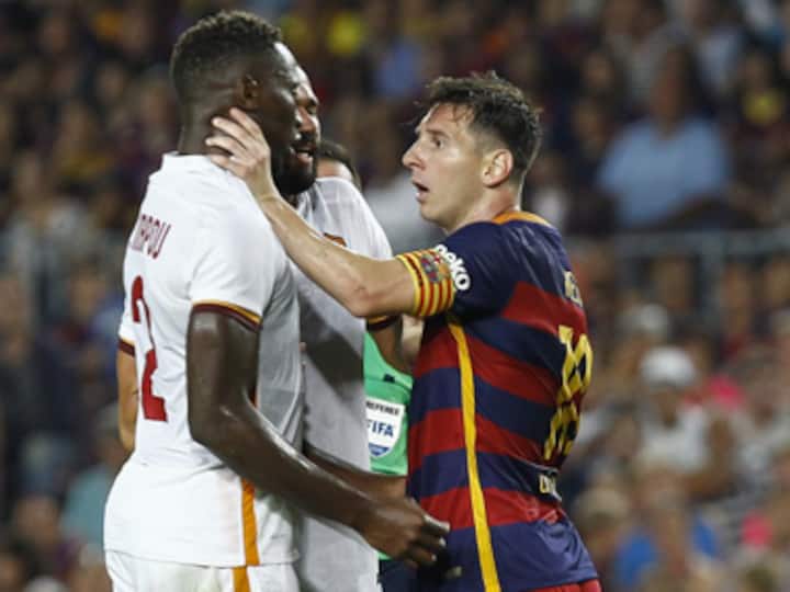 Unflappable Lionel Messi completely loses his cool in Barcelona 'friendly' Unflappable Lionel Messi completely loses his cool in Barcelona 'friendly'