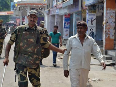 A file photo from the Muzaffarnagar riots. AFP
