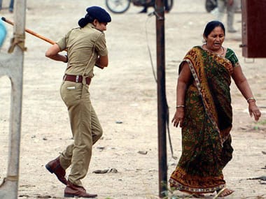 Who ordered Ahmedabad cops to act against the Patels demanding reservation. PTI 