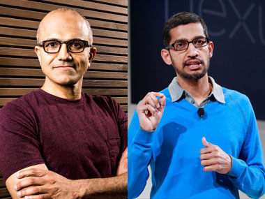 'Well deserved': Microsoft CEO Satya Nadella congratulates new Google CEO Sundar Pichai 'Well deserved': Microsoft CEO Satya Nadella congratulates new Google CEO Sundar Pichai