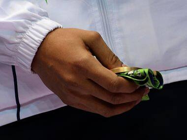 The medal. AFP