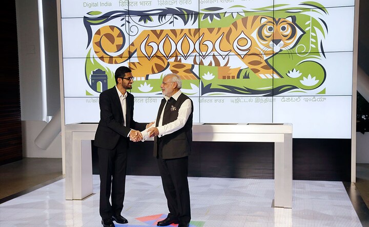 PM Modi visits Google headquarters in California