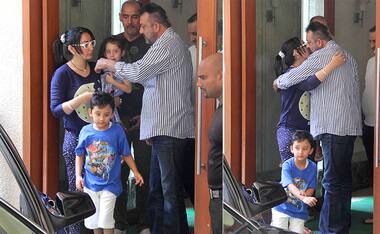 Sanjay Dutt bids farewell to family, leaves for Yerwada jail