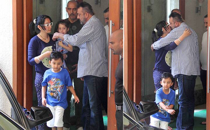 Sanjay Dutt bids farewell to family, leaves for Yerwada jail