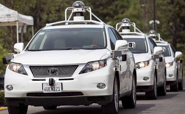 The future is here! Google's self-driving cars hit the streets for a test drive