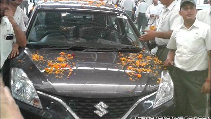 Maruti Suzuki begin production of the new Baleno hatchback at Manesar