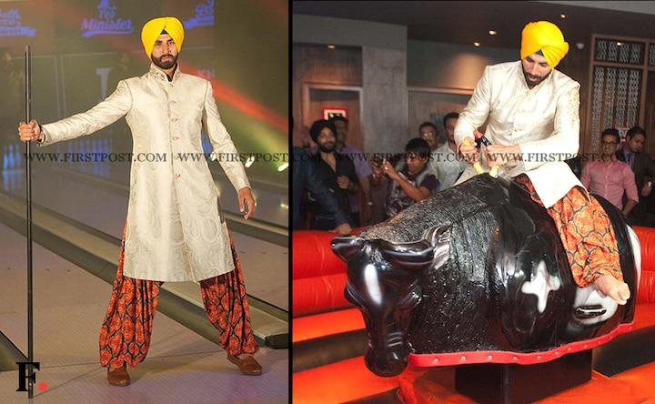Photos: Singh is Bling stars Akshay Kumar, Lara Dutta, Amy Jackson in Delhi