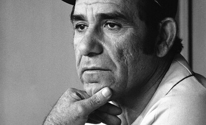 New York Mets manager Yogi Berra during spring training.Florida