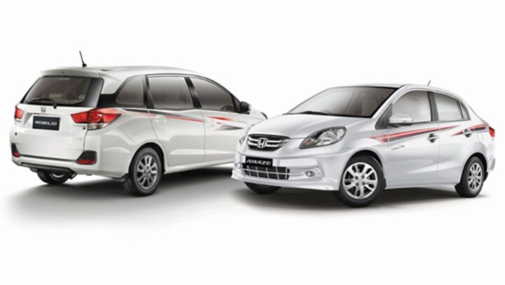 Celebration Editions of the Honda Amaze and Mobilio launched in India