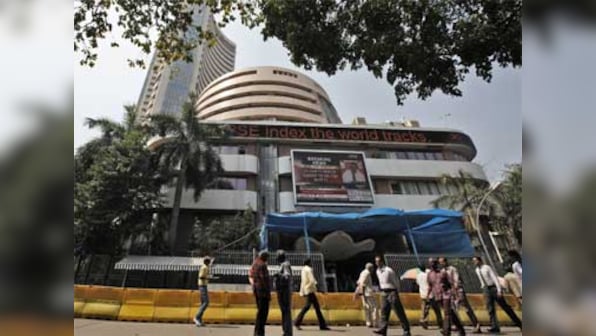Sensex gyrates in a narrow range before ending 83 pts higher amid gains in metal stocks