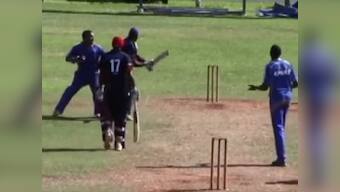 Ugly brawl and a life ban: Watch crazy fight erupt at cricket match in Bermuda