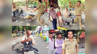 Lucknow cop suspended for destroying elderly man’s typewriter after images of incident go viral