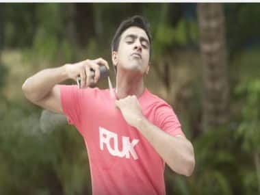 A screengrab from the video. 