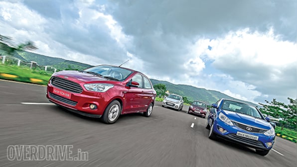 Comparo: Ford Figo Aspire vs Honda Amaze vs Hyundai Xcent vs Tata Zest