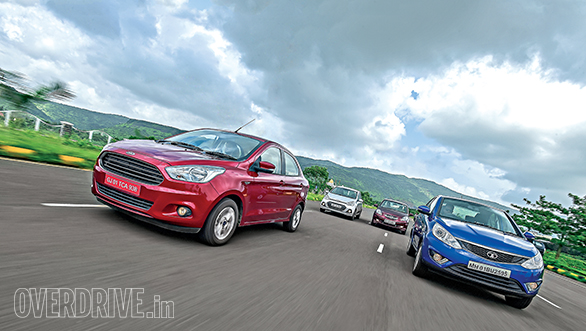 Comparo: Ford Figo Aspire vs Honda Amaze vs Hyundai Xcent vs Tata Zest Comparo: Ford Figo Aspire vs Honda Amaze vs Hyundai Xcent vs Tata Zest
