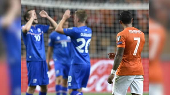 Netherlands in danger of missing out on Euro 2016 after loss to Iceland in qualifiers