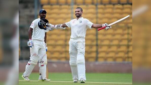 Strong batting display led by Dhawan's 150 puts India A in command against Bangladesh A