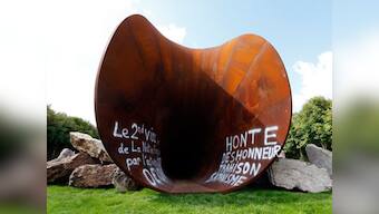 ‘Dirty Corner’, Anish Kapoor's controversial sculpture at Versailles, vandalized again