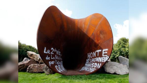 ‘Dirty Corner’, Anish Kapoor's controversial sculpture at Versailles, vandalized again