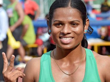 Dutee Chand wins 100m gold on comeback; Inderjeet, Lalita set new meet records Dutee Chand wins 100m gold on comeback; Inderjeet, Lalita set new meet records