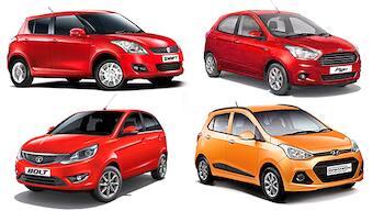Spec comparo: Ford Figo vs Maruti Suzuki Swift vs Hyundai Grand i10 vs Tata Bolt