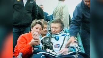 Down to earth: Russian cosmonaut returns after spending record 879 days in space