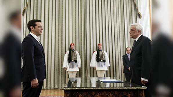 Alexis Tsipras sworn in as Greek PM after comfortable victory in polls