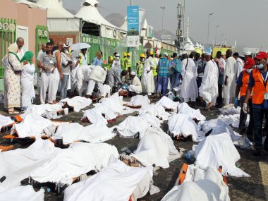 Mecca tragedy: Indian death toll in hajj stampede goes up to 35, tweets Sushma Swaraj Mecca tragedy: Indian death toll in hajj stampede goes up to 35, tweets Sushma Swaraj