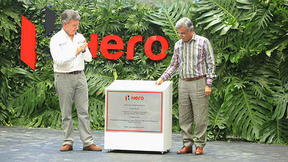 Hero MotoCorp opens first plant outside India in Colombia Hero MotoCorp opens first plant outside India in Colombia