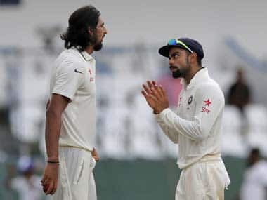 Virat Kohli and Ishant Sharma. AP