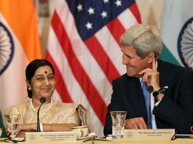 Sushma Swaraj paves the way for Modi with US acknowledging Pak-based terror Sushma Swaraj paves the way for Modi with US acknowledging Pak-based terror