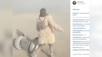 Watch: Katy Perry tries and fails to ride a Segway