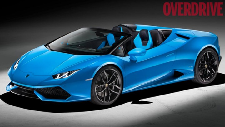 2015 Frankfurt Motor Show: Lamborghini Huracán Spyder drops its hat
