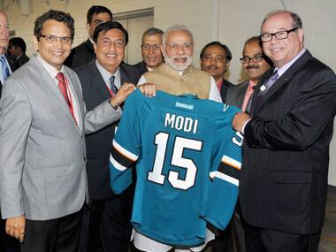 Prime Minister Narendra Modi in US. PTI