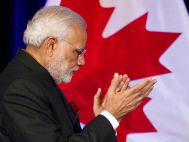 Prime Minister Narendra Modi in Canada. Reuters